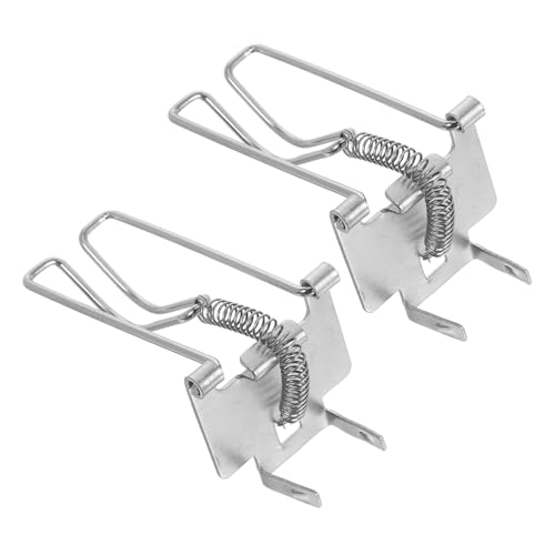 WEKADRIN 2個属製キャッシュクリップ 耐久性とスリッシュさを備 レジ用マネ