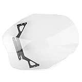 Función perfecta: este parabrisas de motocicleta puede protegerlo del viento, los escombros y los insectos. Para brindarle una experiencia de conducción segura y cómoda, para garantizar su seguridad al conducir.