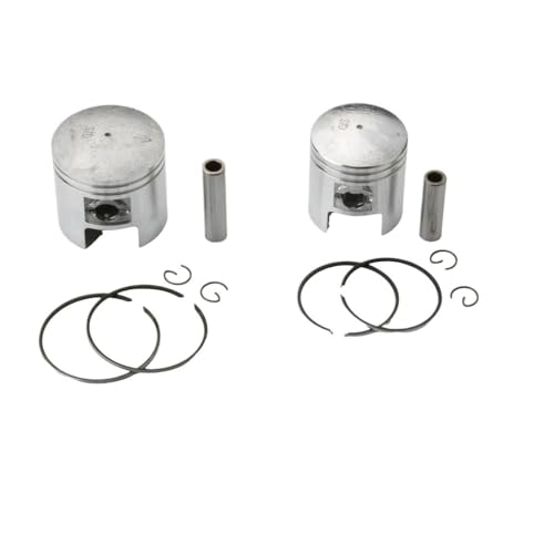 Kit piston 47mm pour moteur Ha Cu 50 Mo Re 50cc AC 2T