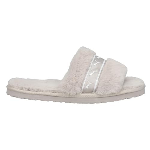 PUMA Kids Girls Fluff Remix Bx Slide Casual Sandals Casual - White