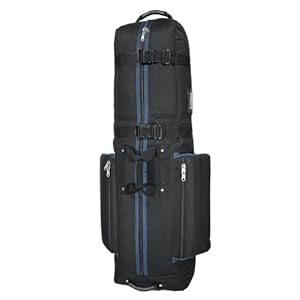 CaddyDaddy Constrictor Soft-Sided Golf Travel Bag Cover with Padded Top, Wheels & Lockable Oversized Zippers | Case for Transporting Clubs on Airlines | 1 Year Travel Case Replacement Coverage
