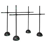 TOOLZ Multi Purpose Training Hurdle Set - Hürden Slalom Set mit Stangen Verbindungsclips mit Variabler Steckverbindung für Koordinationstraining und Agilität