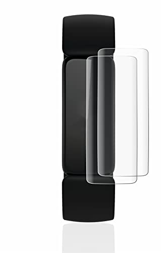 brotect Protection Intégrale 3D Incurvé compatible avec Fitbit Inspire 2 (2 Pièces) - Couverture Complète, Film Protection Écran