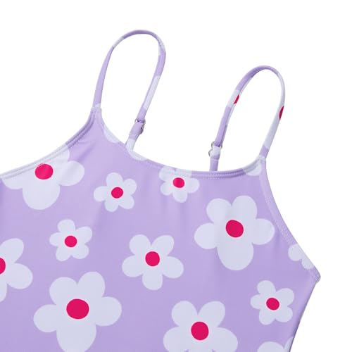 Zando Toddler One Piece Swimsuits Girls Beach Bathing Suit Kids Cute Swimwear Quick Dry 1-10 Years3