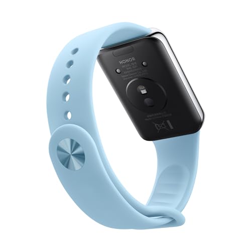 Image of HONOR Band 9 (Blue) | 1.57-inch AMOLED Display | Curved Edge Design | Upto 14 Days Battery Life | 5ATM | 60Hz Refresh Rate | BT5.3 | SpO2, Heart Rate, Sleep, Stress & Menstrual Cycle Tracker