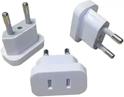 3 Unidades Adaptador de Tomada Padrao Americano Para Padrao Brasileiro