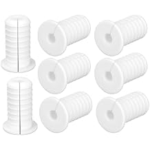 4pcs 3/4 Inch Cable Grommets for Starlink, Anti-Slip Cable Routing Kit Split Wall Hole Pass Through Bushing Grommet for Ethernet/TV Wires Waterproof Cord Protection Accessories Part19mm Dia, White