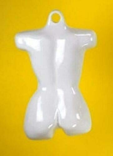 2 Junior Girls Backside Clothing Forms with Molded Hook White Color 28" Tall