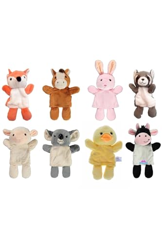 Peluş El Kuklası 1 Adet PL62854 Kahverengi