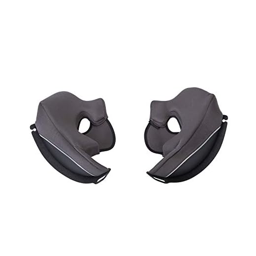 Scorpion Kwikwick EXO-GT920/EXO-AT950 Cheek Pads Street Motorcycle Helmet Accessories - Black / 3X-Large