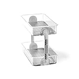 madesmart Two Level Spice Organizer-Cabinet Collection Maximizes Vertical Space, Removable Soft-Grip...