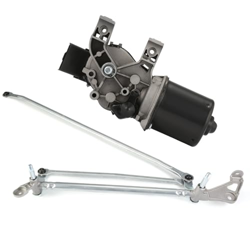 Image of Tresvendu Front Windscreen Wiper Motor with Linkage Assembly for Renault Dacia 2012-2023 Windshield Wiper Motor Linkage, Replacement Number : 288002117R 288003099R 288006475R 288006475R