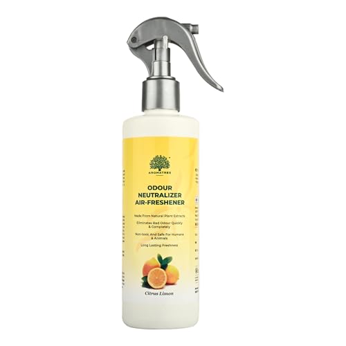 Image of Odour Neutralizer Air Freshener Spray - Citrus Limon Fragrance | Eliminates Bad Odours Instantly | Natural Plant-Based & Non-Toxic Formula | Long-Lasting Freshness for Home, Car & Office