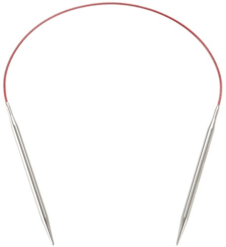Aiguilles circulaires ChiaoGoo 16-Inch Red Lace tricot en rond acier inoxydable 7mm