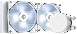 ID-COOLING FROSTFLOW X 240 Snow CPU Water Cooler LGA1700 Compatible AIO Cooler 240mm CPU Liquid Cooler White LED 2x120mm PWM Fans, Intel 1700/1200/115X, AMD AM4/AM5