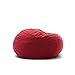 Big Joe Fuf Foam Filled Bean Bag Chair, Sierra Red Comfort Suede, XL