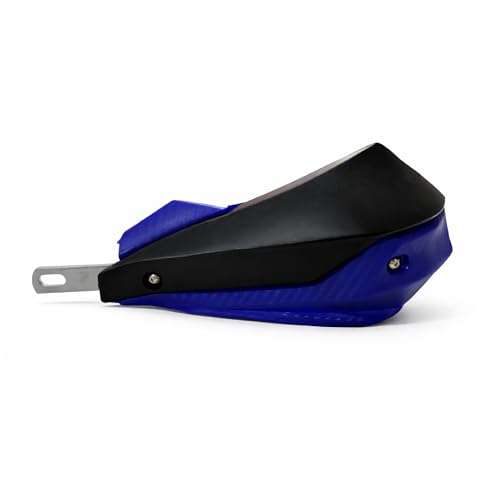 Image of Universal Motorcycle Hand Guard Wind Protector | Durable ABS Handguards for All Bikes Model (Black /Blue)
