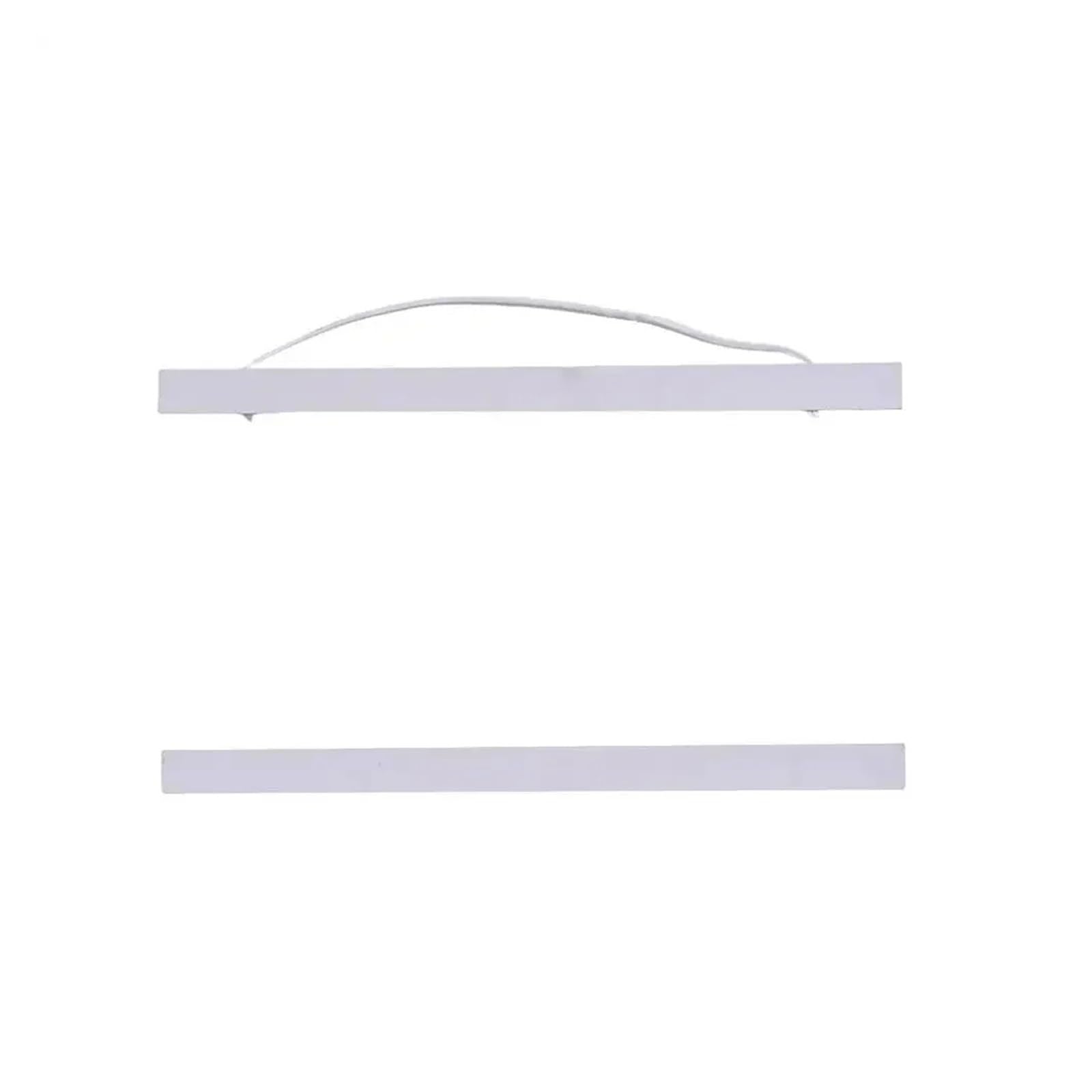 12 Pcs / 3 Set DIY Wood Frame Teak Pine Photo Hangers Hanging Kit For Pictures Canvas Prints Poster Scroll Artwork Print Holder For Posters Photos(White)