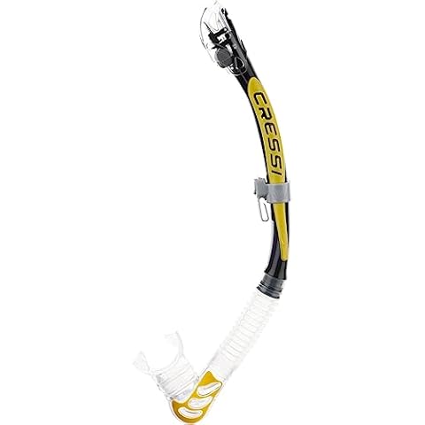 Cressi Alpha Ultra Dry Snorkel with Aquastop Valve Cover