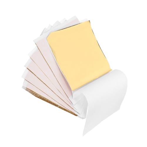 ULDIGI Crafting Foil Sheets 14x14cm Tin Foil for Arts Decor DIY Projects 100pcs
