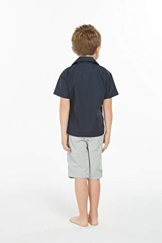 Image of Matchable Family Hawaiian Luau Men Women Girl Boy Clothes in Orchid Paradise Navy