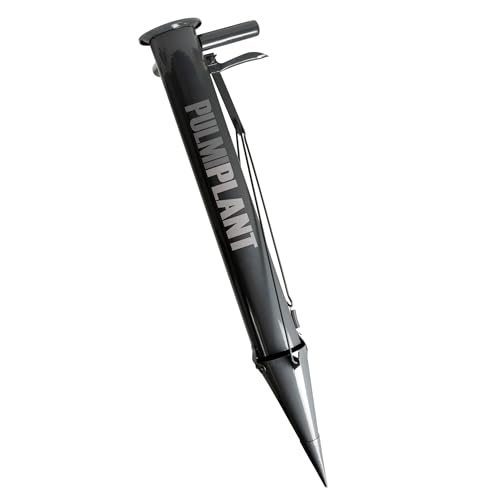 Kamikaze Plantadora Manual para Bulbos y Verduras. Doble Asa con Punta Reforzada. Plantador Fácil de Usar Mecanismo de Liberación Automática. Acero Ultra Robusto y Ligero con Pintura EPOXY