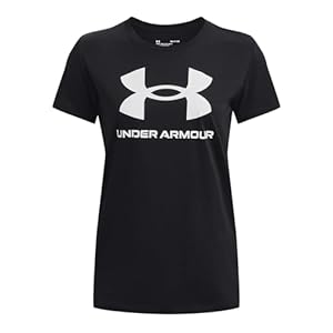 Under Armour Femme UA Logo T-Shirt pour, Noir, S EU