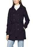  edc by ESPRIT 017CC1G009, Abrigo Mujer, Azul (Navy), 34 (Talla del fabricante: X-Small)
