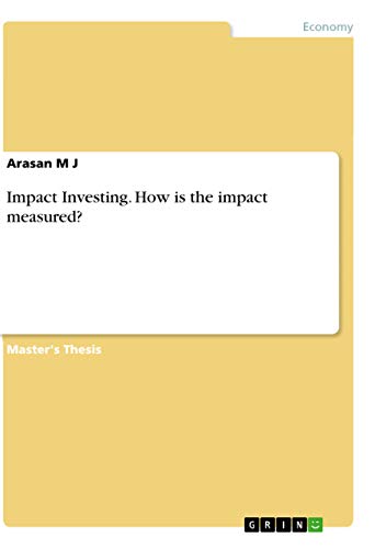 Impact Investing. How is the impact measured?
