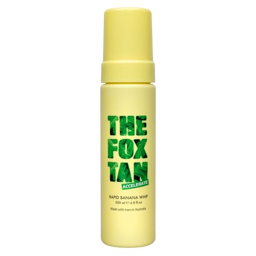 The Fox Tan Rapid Banana Whip, Natural Tanning Accelerator Lotion...