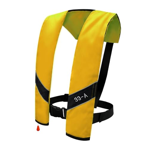 Image of Automatic Inflatable Life Jacket|Life Vest for Adults|PFD Low Profile|Supports up to 330 lbs
