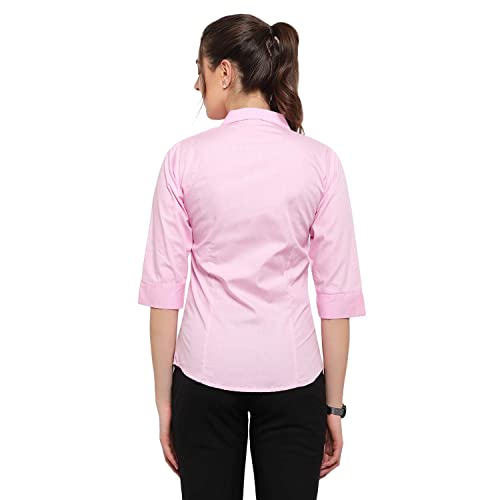 Image of Blue Ronin Women 3 /4 Sleeve Stylish Western Official Formal Shirts Regular fit Shirts for Women