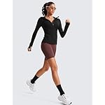 CRZ YOGA Butterluxe Hooded Athletic Jackets for Women - Full Zip Track Casual Tops with Thumb Holes Pockets - Image 4