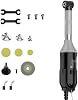 Kit de Esmeriladora Eléctrica Multiusos IZIO - Pulidora y Lijadora de 6 Velocidades Variables, Amoladora Angular Rotatoria Compacta de 1" para Manualidades en Metal/Madera, Herramienta de Pulido Profesional y para DIY (Negro) 2