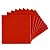 4 in Ceramic Tile Gloss 4 1/4" Box of 10 Piece for Bathroom Wall and Kitchen Backsplash (Red)