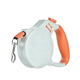 Hundeleine 5m, Rollleine für Hunde, 360° Verhedderungsfreier Leinenverlängerung, Ausziehbar mit Bremsknopf, Flexi ble Leine, Anti-Rutsch-Griff und Schnellbremsknopf, für kleine, mittelgroße Hunde