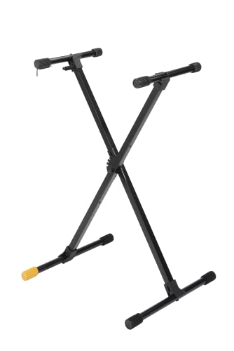 Hercules KS118B Support X pour clavier avec réglage sécurisé