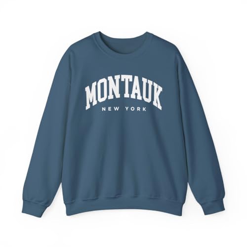 Montauk New York Adult Unisex Crewneck Sweatshirt