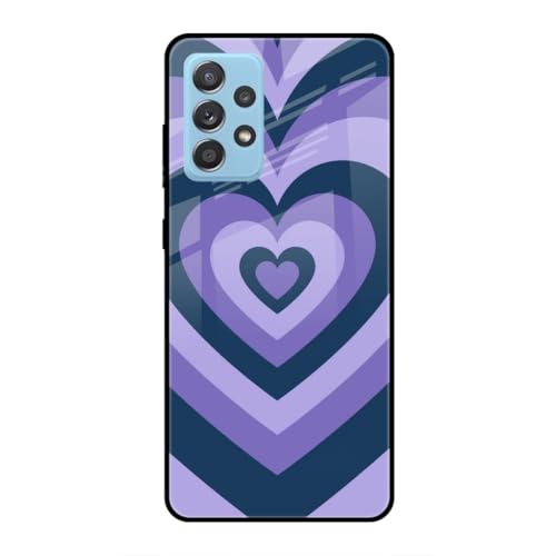 Image of SmashItUp Heart | Pattern | Love Designer Printed TPU Metal Case Mobile Back Cover for Samsung A53 5G