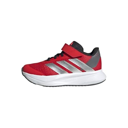adidas Duramo SL2 Hook and Loop Shoes Kids, Zapatillas para Correr, Better Scarlet/Silver Met./Lucid Red, 33 EU
