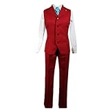 ECMRAD Ace Attorney Apollo Justice Cosplay Costume Custom Made All Size (Male, M)