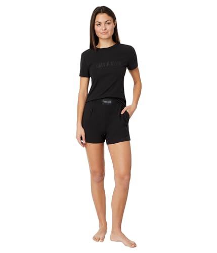 Calvin Klein Women's Intense Power Lounge Short Sleeve Sleep Set