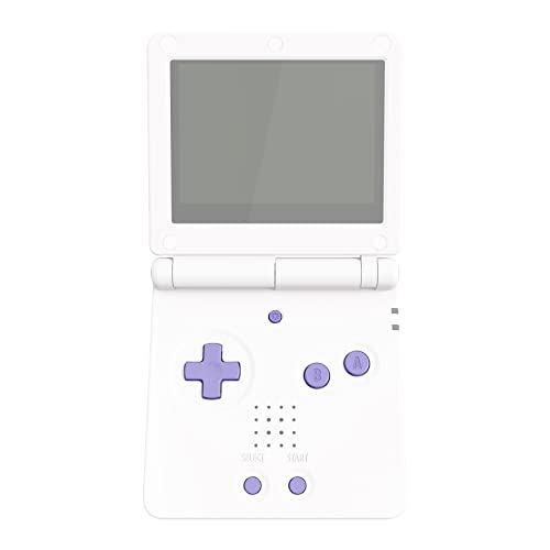 Image of eXtremeRate 16Bits Light Violet Custom Full Set Buttons for Gameboy Advance SP, Replacement A B L R Button Power On Off Volume Button D-pad Key for GBA SP Console - Console NOT Included