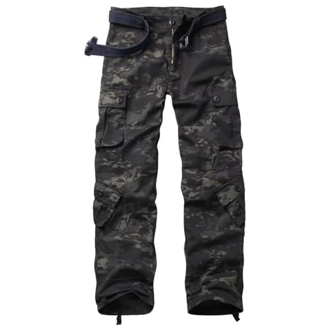 VATINNT Men's Camouflage Cargo Trousers Cover