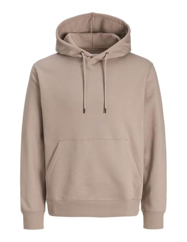 JACK & JONES Jjestar Basic Sweat Hood Noos, Mocha Meringue, M