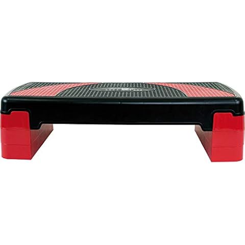 Christopeit Sport Aerobic Steppbrett - 3-Stufen Stepper Cover