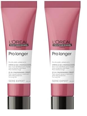 L’Oréal Professionnel, Crema 10-in-1 Reparadora para Cabellos Largos con Puntas Finas, Pro Longer, 150 ml (Paquete de 2)