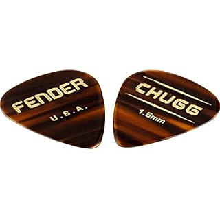 Fender® »CHUGG – 351 PICK« Médiators pour guitare – 6 Pièces – 1.5mm - Les Beatles, Paul McCartney, John Lennon, RIngo Starr, George Harrison