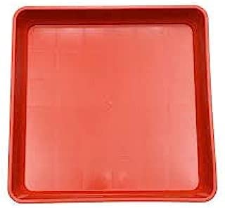 Aashu Planter Gamla Bottom Plate Tray 16 Inches Square for Planters - Red, 3 Pieces,Plastic (B0BQMNKY59) Amazon Price History, Amazon Price Tracker