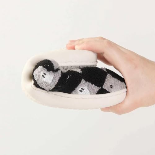 Image of Halloween Pumpkin Slippers for Womens Mens Cute Cartoon Slippers Plush Warm Memory Foam Shoes